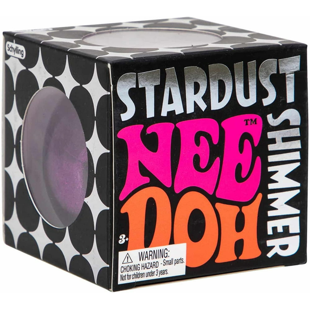 Small Stardust Nee Doh Stress Ball [The Groovy Glob, Purple] - Walmart ...