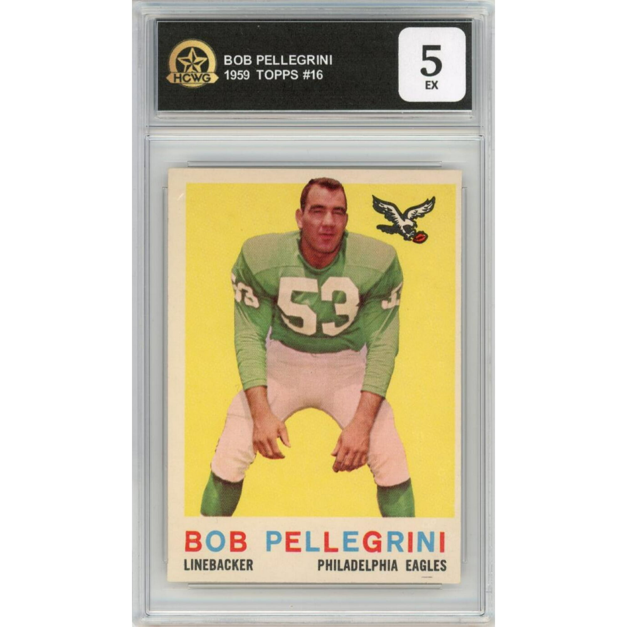 : 1959 Topps # 16 Bob Pellegrini Philadelphia Eagles