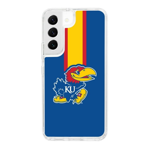 Kansas Jayhawks HD Phone Case for Samsung Galaxy S22 (Stripe) by Affinity Bands