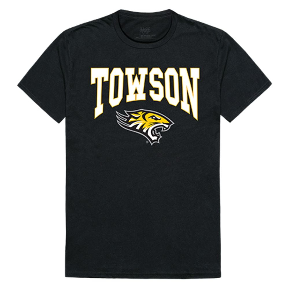W Republic Towson University Tigers Athletic Tee TShirt Black Medium