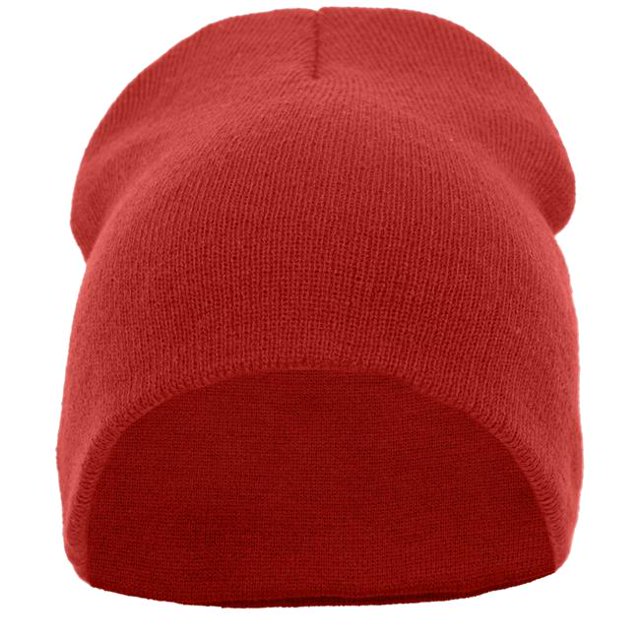 Pacific Headwear 601K.040.OS Basic Knit Beanie, Red - One Size