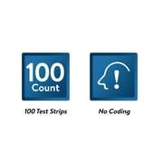 ReliOn Prime Blood Glucose Test Strips, 100 Count – Diabetes Blood Sugar Test Strips