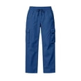 thumbnail image 3 of Bosfbaoi Cargo Pants for Women Elastic Drawstring High Waist Straight Leg Casual Work Pants with Multi Pockets, 3 of 6