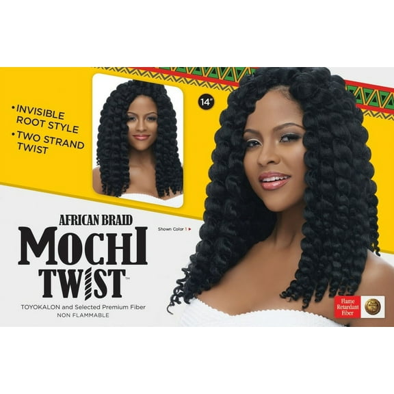 Harlem 125 African Braid Mochi Twist "14" colour 1b