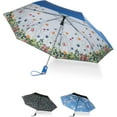 thumbnail image 1 of YWC-Totes Parapluie à Ouverture et Fermeture Automatique, Floral, Taille Unique, Compact, 1 of 4