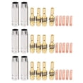 thumbnail image 1 of 33 Pcs/set Buse de Soudage Mig Support de Buses de Torche Diffuseur de Gaz 0.040 Pouces pour Torches, 1 of 5