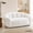 White, variant on LaoGeoRon Bean Bag Chair for Adults, Memory Foam Bean Bag Chair with Soft Plush Cover, Armrests and Deep Seat, Cozy Lounge Sofa