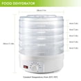 thumbnail image 2 of LPSSTORE Food Dehydrator Machine Dehydrator for Food and Digital Food Dehydrator with 5 Trays Food Dryer with Adjustable Temperature for Fruits Veggies Meats & Dog, 2 of 8