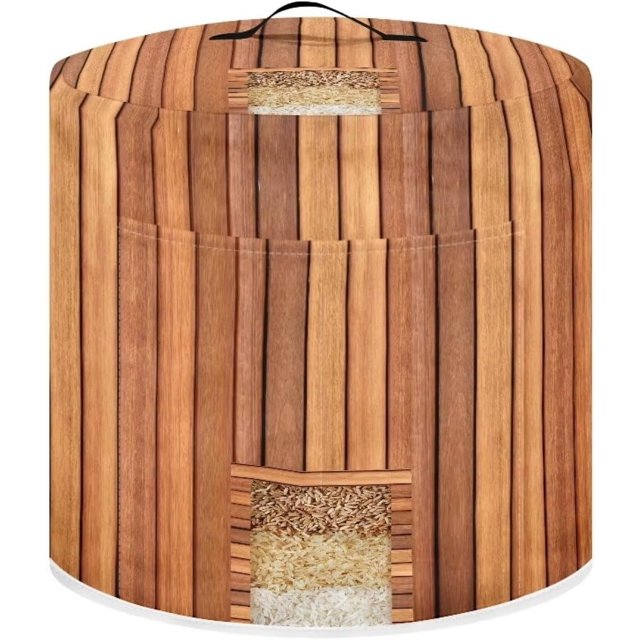 Rice Cooker Cover Small Kitchen Appliance Covers Insulated Pressure Cooker Appliance Cover Cover for Kitchen Instant Pot Accessories Keep Appliance Clean, Wooden Stick