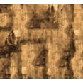 thumbnail image 2 of Wiley, Marta 28x26 Gold Ornate Wood Framed with Double Matting Museum Art Print Titled - Abstact Ochre, 2 of 4