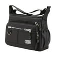 thumbnail image 2 of Bolso de hombro para hombre Sunnimix negro, 2 of 8