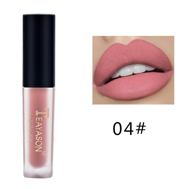 Brillo de labios hidratante, resistente al agua, 12 colores de duración, lápiz labial líquido mate Nude, Copa antiadherente, tinte de labios, pigmento de maquillaje, cosméticos Gao Jinjia LED