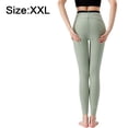 thumbnail image 2 of Pantalones de senderismo de talle alto cálidos para invierno, mallas para correr y entrenamiento, medias gruesas cómodas, 2 of 6