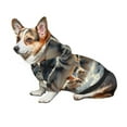 thumbnail image 7 of Honeii Wolf Family Winter Wonderland Print Small Dog Hoodies Pet Hooded Sweatshirts Fall Winter Puppy Cat Sweaters Warm Clothes for Small Dogs Outfits Costume-Medium, 7 of 7