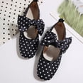 thumbnail image 5 of YHAJDS Loafer Shoes for Women Print Polka Dot Bowknot Slip On Casual Daily Walking Flats, 5 of 10