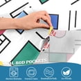thumbnail image 3 of Yayeee Kitchen Curtains Tier Pair Light Filtering 27"x24" Rod Pocket Short Cafe Window Panel, Colorful Cartoon Graphic, 3 of 7