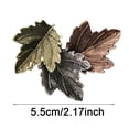 thumbnail image 2 of LLQkigsxse Broches Vintage en Forme de Feuilles avec Strass Bijoux pour Femmes Foulard Chandail Robe, 2 of 5