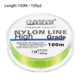thumbnail image 2 of Uxcell 109Yard 17Lb Fluorocarbon Coated Monofilament Nylon Fishing Line Light Yellow, 2 of 7