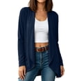 thumbnail image 2 of Lightweight Cardigan for Women Long Sleeve Solid Color Lightweight Open Front Cardigans, M, 2 of 9