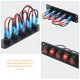 thumbnail image 3 of unbranded Panel Rocker 5 Gangas Para Automóviles Con 12V Indicador LED Y Fácil Instalación Para Embarcaciones, 3 of 8