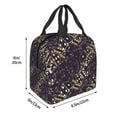 thumbnail image 3 of Fotbe Dice Bolsa Térmica con Estampado y Forro de Aluminio Grueso Bolsa de Almuerzo con Bolsillo Frontal para Hombres y Mujeres, Ideal para Trabajo, Escuela, 3 of 8