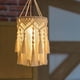 thumbnail image 3 of Pantalla de Lámpara Boho, Lámpara Colgante Boho Pantalla de Lámpara de Macramé Hecha A Mano Luz Colgante Enchufable, Luces Colgantes Bohemias, 3 of 6