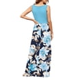 thumbnail image 5 of OutfitShow Women Summer Dress Sleeveless Loose Casual Long Maxi Dresses with Pockets, 5 of 6