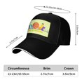 thumbnail image 3 of POBUDS - Sporty Back To School Baseball Cap Adjustable Size for Running Workouts and Outdoor Activities All Seasons casquette for Men Women, 3 of 4