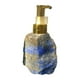 thumbnail image 1 of Dispensador de jabón, piedra hermosa y elegante recargable para encimera de ducha, hogar Azul, 1 of 8