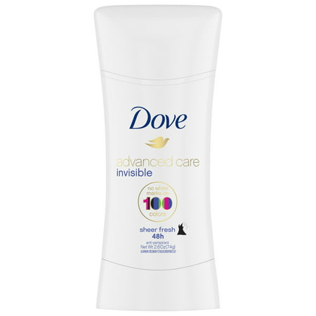 Dove Advanced Care Invisible Stick Antiperspirant Deodorant Sheer Fresh 2.6