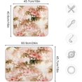 thumbnail image 3 of GZHJMY Absorbent Dishes Drainer/Rack Mat for Countertop Small Size 16 x 18in, Microfiber s Kitchen Counter Draining Pad FlowersCoffee Mat, 3 of 7