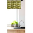 thumbnail image 3 of Ambesonne Yellow Chevron Window Valance, Warning Sign Image, 54" X 18", Black Yellow, 3 of 3