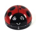 thumbnail image 4 of Ladybug Shape Manual Mechanical Rotary Timer, Red, 4 of 5