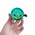 thumbnail image 5 of WIRESTER Green Bicycle Bell Aluminum Alloy Mini Bike Bell With Ring Horn Accessories for Adults Men Women Kids Girls and Boys -Green Frog, 5 of 7