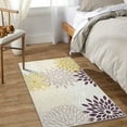 thumbnail image 3 of Washable Folding Back Rug Moroccan Flower Non-Shedding Area Rugs Boho Anti-Slip Area Rug Short Shag Plush Area Rug for Living Room, Bedroom,Children's Room, 3 of 7