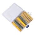 thumbnail image 2 of 2600 Pcs 130 Valeurs 1/8W 0.125W 1 % Film Métallique Résistances Pack Assorti Ensemble de Résistances Kits d'Assortiment Condensateurs Fixes, 2 of 7