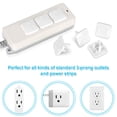 thumbnail image 3 of Outlet Covers (45 Pack) with Hidden Pull Handle Baby Proofing Plug Covers 3-Prong Child Safety Socket Covers Electrical Outlet Protectors Kid Proof Outlet Cap, 3 of 5