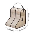 thumbnail image 3 of TACILIP Shoe Storage, 1PC Non-Woven Fabric Boots Storage Organizer Bag Short And Tall Two Sizes Dirt Proof Boot Cover With Visual Window And Carry Handle For Closets Storage Travel Use, Womens Gifts, 3 of 6