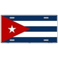 thumbnail image 1 of Cuba Flag All Metal Novelty License Plate, 1 of 2