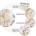 thumbnail image 3 of Extra Long Shower Curtain 72x96 Inch, Vintage Shell Brown Shower Curtain Waterproof Bathroom Decor, Summer Ocean Coastal Fabric Bath Curtain Set Accessories with Hooks, 3 of 7