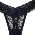 thumbnail image 4 of Lolmot 5 PCS Women Sexy Panties Pack Naughty Thongs Underwear Lingerie Brief Lace Floral Hipster Hollow Low-Rise Thong, 4 of 4
