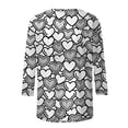 thumbnail image 6 of Ruimatai Women's Casual 3/4 Sleeve Round Neck Top Blouse Soft Stretch Comfortable Everyday Wear Fashion Shirt, 6 of 8