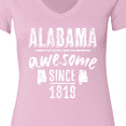 thumbnail image 4 of Inktastic Alabama Awesome Since 1819 Women's V-Neck T-Shirt, 4 of 5