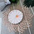 thumbnail image 4 of 6 manteles individuales para Navidad, oro rosa, 4 of 5