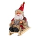 thumbnail image 4 of Colgante de árbol de Navidad Muñeco de Papá Noel Decoración colgante Regalo nórdico Navidad Sombrero de fieltro rojo, 4 of 9