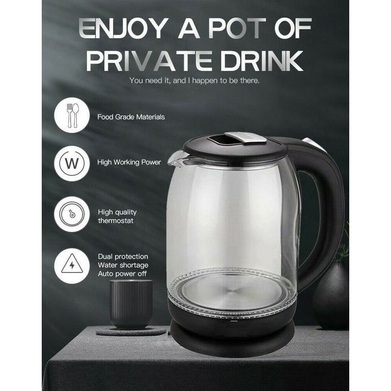 Smart Electric Kettle 1.0L with 7-Temp Control, Tea Maker, 0.5-24h Keep  Warm, Stainless Steel Water Boiler, Ultra Fast Boiling Hot Water Kettle for