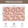 thumbnail image 3 of Placemat, Pioneer Flower Floral Print Pattern Place Mats Table Mat Set Of 2, PVC Washable Placemats for Party Kitchen Dining Decoration, 18x12 Inch, Fade Resistant, 3 of 6