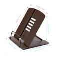 thumbnail image 2 of Support de Livres en Métal Portable Support de Livres Réglable 5 Angles Support de Livres Porte-Documents Bibliothèque Accessoires de Lecture Outil pour Musique Livre Document Manuel Cuisine Livre de Cuisine Recette Tablette, 2 of 7