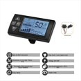 thumbnail image 4 of Controlador de Motor Sin Escobillas S861 de 36 V, 48 V, 26 A, 500 W y 750 W, con Pantalla LCD A Color para Reparación de Bicicletas Eléctricas de Montaña y Scooters., 4 of 5