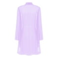 thumbnail image 2 of vastwit Womens Chiffon Cardigan Long Sleeve Open Front Bolero Shrug Wedding Evening Dress Cover Up Lavender S, 2 of 5